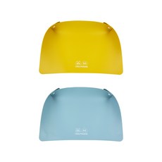 문가네 애완동물 흘림방지 식기 매트 강아지식판매트, 옐로우