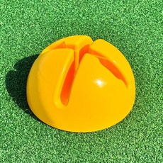십자돔 옐로우 1개 림보게임 받침 허들 훈련 야유회 단체게임, 단품