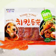 YomeYome 강아지 치킨듬뿍 간식, 소프트닭갈비, 400g, 1개