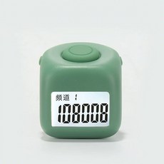 염주 숫자 세는 기계 계수기 손가락 디지털 카운터 휴대용 전자 체크, 4. 그린(배터리야광), 1개