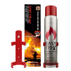 휴대용 소화기 캠핑용 가정용 원터치 미니스프레이 초기진압 이지119, 1개