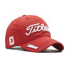 골프 야구모자 남녀공용 자수 볼캡 햇빛차단 아웃도어 스포츠 마크 패션모자, 1개, 빨강