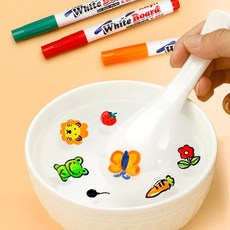 미니플 컬러 워터 드로잉 마카펜, 1세트, 8색