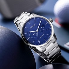 CITIZEN 星辰 男多功能光動能時尚錶 AO9040-52L