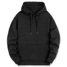 ILLUSO 中性款基本刷毛素色連帽T恤