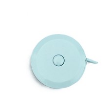 모모픽 자동줄자 150cm 인치 센치 겸용 휴대용 미니줄자 1개 블루색상