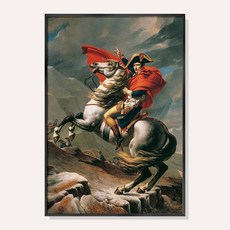 스웨리움 알프스를 넘는 나폴레옹 명화 포스터 그림 액자 미술 작품 홈카페 인테리어, A4 포스터, 포스터만 구입