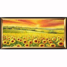 히여 보석 십자수 DIY 패키지 3D 90여종 도안 소형 중형 대형 시리즈, 83. 해바라기 노을빛 BH-247, 1세트