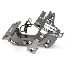 오토바이 라이센스 플레이트 브래킷 홀더 프레임 번호판, 1개