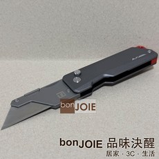 FLISSA 超輕量 折疊刀 美工刀 梯型 開箱刀 鋁合金 SK2 刀刃, 1個, 正常品