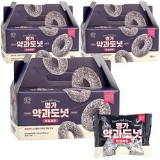 호정식품 명가 약과도넛 흑임자맛, 3박스, 600g