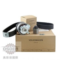 Volkswagen VAG 038198119A 正時皮帶組 Golf 5 T5 A3 Passat TDI 專用 德國原廠, 1個, 德國正廠代工INA