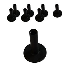 PCTN rubber tee golf tee rubber tee for golf practice golf tee stand rubber tee golf set 橡膠三通, 黑色
