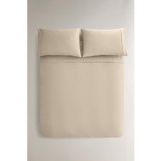 ZARA 퍼케일 코튼 이불 커버(300수) - 베이지, 싱글