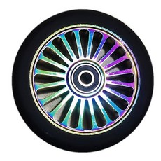 스턴트 스쿠터 바퀴 묘기 교체 100x24mm 블랙블루 익스트림 솔리드, 선버클 110 24 링