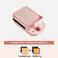 650W 전기 샌드위치 메이커 와플 토스터 베이킹 다기능 아침 식사 타코야키 도넛 Sandwichera 220V, 03 EU