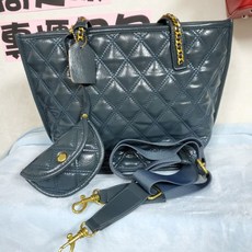 正韓牛皮大牌同款二用托特包, 1個