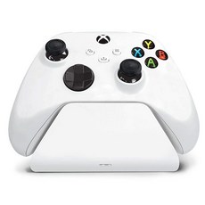 Cont롤러 Gear Daystrike Camo 범용 Xbox Pro 충전 스탠드(1100mAh 충전식 배터리 포함) 도크 시리즈 X|S 및 One용 스테이션 - X_178, 로봇 화이트_178417