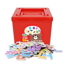 마그피아 아리아띠 쏙쏙 자석 글자 한글 교구 세트, 1개