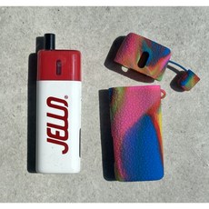 헬베이프 젤로 케이스 실리콘 탑캡 위생캡, 1개, 레인보우