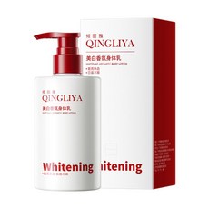 QINGLIYA 傾麗雅 美白香氛身體乳 煙醯胺熊果苷保濕提亮乳液, 1個, 1, 250g