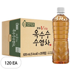 광동옥수수수염차 무라벨, 620ml, 120개