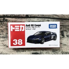 《TOMICA》多美小汽車NO38 奧迪R8 COUPE 158660, 1個