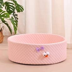 寵物涼窩 春夏新款 貓咪沙發窩 冰豆豆狗窩 寵物涼感床墊, 粉紅色【冰豆豆窩】,S碼—40*40cm【2.5公斤內寵物】, 1個