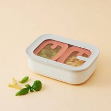 락앤락 듀얼네스팅 보관용기 3P 낮은세트 182906, 락앤락 아이보리 3P