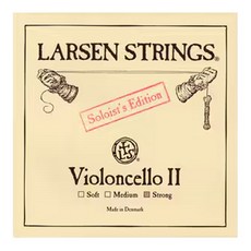 丹麥 Larsen STRINGS Violoncello Medium 大提琴弦 1-4弦套弦-愛樂芬, 詳見包裝, Red