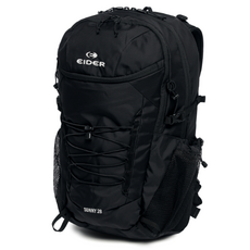 아이더(EIDER) 남녀공용 28L 하이킹 배낭 에어메쉬등판 쾌적한착용감 내구성 우수 레인커버내장 다용도백팩 DUU24B03 소니 28L Z1, 블랙