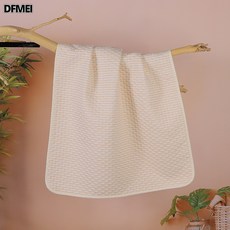 DFMEI 嬰兒隔尿墊防水可洗大號純棉寶寶兒童牀單防漏透氣護理, 1個, 經典棕白條紋