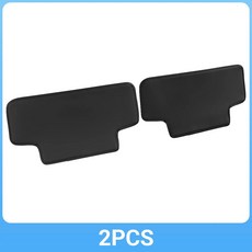 가죽 시트 백 커버 보호대 킥 매트, 1개, 1. 2PCS