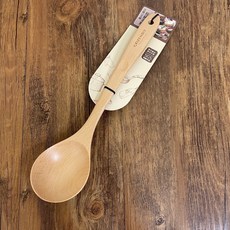GOZENBO 北歐山毛櫸木製烹飪用具, 1個, 長柄湯杓
