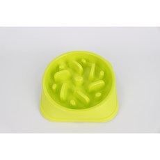 루이마켓 슬로우식기 급체방지 강아지 밥그릇 노즈워크, 1개, 그린