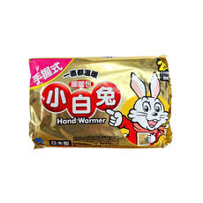 小白兔暖暖包手握式，持續溫暖24小時，10個裝, 1個