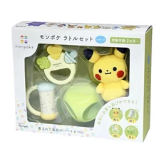 日本Toyroyal 樂雅 monpoke 皮卡丘安撫禮盒，多功能寶寶玩具禮盒，安全無毒材質，新生兒送禮首選, 1個