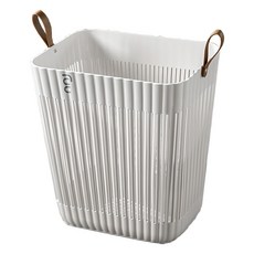 에버하우스 라인 다용도 수납 세탁 바구니 사각, 화이트