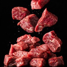 고기고 특수부위 소고기 안심추리 한입 스테이크, 1개, 1kg