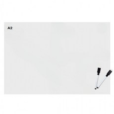 탈부착 화이트 보드 붙이는 자석 메모판 A2, 자석코팅지