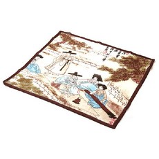 신윤복 청금상련 민속화 손수건 전통 풍속화 디자인 실용 한국 기념품