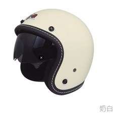 NINJA 車線墨鏡安全帽 K-806, 奶白