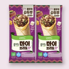 풀무원 식사대용 건강식단 간편 간식 마이브리또 비프&치즈 (115gx2봉) 230g, 1개