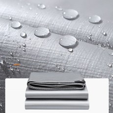 아웃도어 타포린 방수 천막 덮개 비닐포 실버 3x4M, 실버 3x4M WFG7JSW, 1개