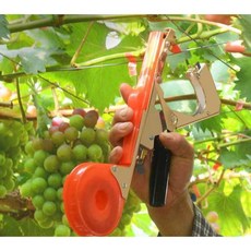 정원용 스테플러 고추 기계 오이 묶는 끈 가지 포도 결속기 토마토, 1개, 8. 레드골드프로맥스(테이프40+네일2)