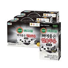 베지밀 뼈에좋은 칼슘 두유 검은콩 190ml 24개입 3개, 72개