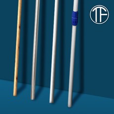 더핏 나무 목봉 스텐 알루미늄 스트레칭 봉 모음, 나무봉자루120cm, 1개