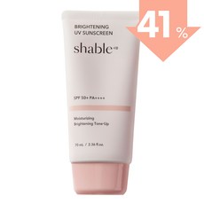 샤블 브라이트닝 톤업 선크림 파데프리 피부과 썬크림 수분 혼합자차 SPF50+, 1개, 70ml