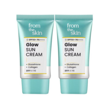 프롬더스킨 글로우 선크림, 2개, 40ml