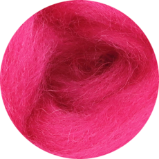 66S 붉은 색 시리즈 양모 섬유 바늘 Felting 젖은 Felting 양모 Felting 수제 회전 DIY 공예 재료, 106, 100 그램, 1개